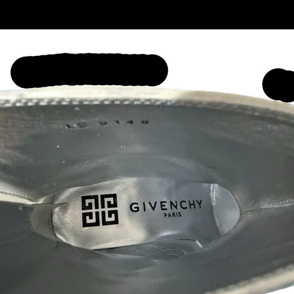 Brand New Givenchy Color Block Black and White Leather Cowboy Boots - Picture 9 of 14